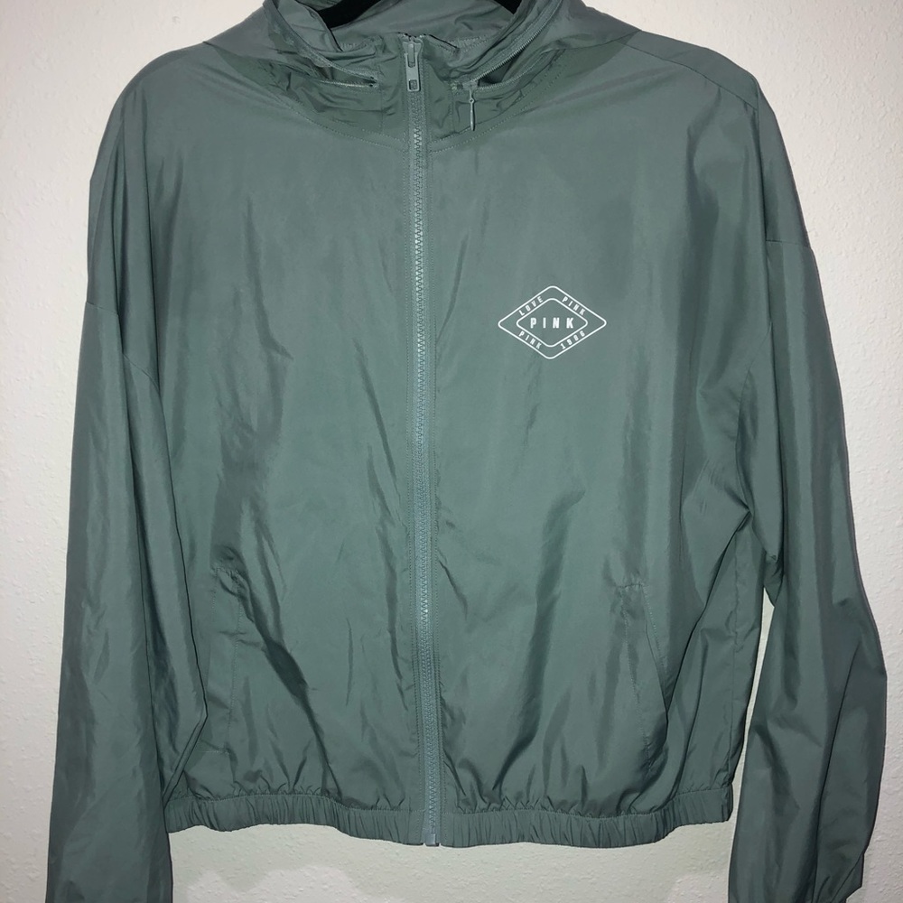 Pink anorak jacket